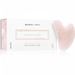 KORIKA Tools Gua Sha Green Jade Stone Massaaživahend n&auml;ole Gua Sha Quartz Pink 1 tk