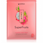 KORIKA SuperFruits Dragon Fruit - Calming Sheet Mask Rahustav n&auml;o lehtmask Dragon fruit 25 g