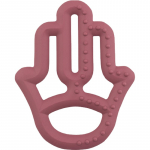 Minikoioi Teether Silicone n&auml;rimism&auml;nguasi 3m+ Rose 1 tk