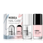 NOBEA Nail Care Strong & Nude Set K&uuml;&uuml;nelakikomplekt