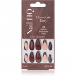 Nail HQ Almond Kunstk&uuml;&uuml;ned Chocolate Envy 24 tk