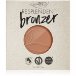 puroBIO Cosmetics Resplendent P&auml;ikesepuuder t&auml;itepakend varjund 05 Warm Brown 9 g