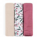 Petite&Mars Moussy riidest m&auml;hkmed Pink Meadow 68 x 68 cm 3 tk