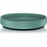 Petite&Mars Take&Match Silicone Plate taldrik iminapaga Misty Green 6 m+ 1 tk