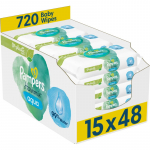 Pampers Harmonie Aqua Niisked salvr&auml;tikud lastele 15x48 tk