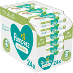 Pampers Sensitive Plastic Free Niisked salvr&auml;tikud lastele tundlikule nahale 24x52 tk