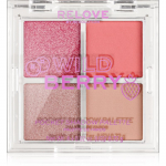 Revolution Relove Pocket Palette Lauv&auml;rvipalett varjund Wild Berry 4x0.72 g