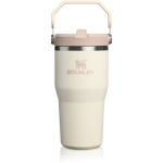Stanley IceFlow&trade; Flip Straw 2.0 Tumbler roostevabast terasest termospudel Cream 590 ml