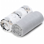 T-TOMI TETRA Cloth Towels EXCLUSIVE COLLECTION r&auml;tik Sloths 90x100 cm 2 tk