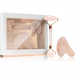 Zo&euml; Ayla Rose Quartz Facial Roller And Gua Sha Tool Kinkekomplekt n&auml;ole