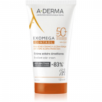 A-Derma Exomega Control Emollient Solar Cream Kaitsev kreem n&auml;ole ja kehale SPF 50+ 150 ml