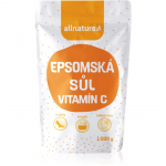 Allnature Epsom salt + vitam&iacute;n C Vannisoolad 1000 g