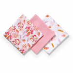 BabyOno Take Care Natural Bamboo Diapers riidest m&auml;hkmed Old Pink 3 tk