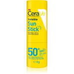 CeraVe Invisible Sun Stick SPF 50+ p&auml;ikesekaitsepulk SPF 50+ 8 g
