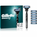Gillette Mach3 Raseerija + varuotsikud 7 tk