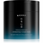 KORIKA Korean Heritage Silk & 8 Types of Hyaluronic Acid Hydrating Toner Pads Puhastusk&auml;snad niisutava toimega 70 tk
