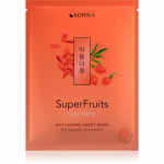 KORIKA SuperFruits Goji Berry - Anti-aging Sheet Mask Noorendav n&auml;omask Goji berry 25 g