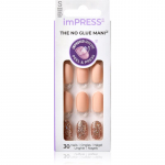 KISS imPRESS The No Glue Mani Short Kunstk&uuml;&uuml;ned isekleepuvad Evanesce 30 tk