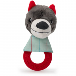 Lilliputiens Teething Rattle Louis n&auml;rimism&auml;nguasi 3 m+ 1 tk