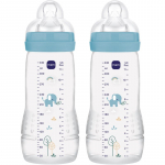 MAM Easy Active&trade; Baby Bottle laste pudel 4m+ Blue 2x330 ml