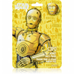 Mad Beauty Star Wars C3PO Niisutav n&auml;o lehtmask meega 25 ml