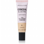 Revolution Conceal & Define Matistav jumestuskreem varjund F6N 23 ml