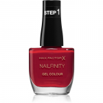 Max Factor Nailfinity Gel Colour Geelk&uuml;&uuml;nelakk ilma UV / LED-lampide kasutamiseta varjund 310 Red Carpet Ready 12 ml