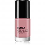 NOBEA Day-to-Day Gel-like Nail Polish Geeliefektiga k&uuml;&uuml;nelakk varjund Timid pink #N04 6 ml