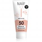 Naif Baby & Kids Mineral Sunscreen SPF 50 Kaitsev p&auml;ikesekreem beebidele ja lastele SPF 50 100 ml