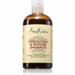 Shea Moisture Jamaican Black Castor Oil Strengthen & Restore Puhastav &scaron;ampoon kahjustatud ja v&auml;rvitud juustele 384 ml