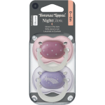 Tommee Tippee NightGlow Soother 0-6m lutt Girl 2 tk