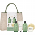 Baylis & Harding Wellness. Energise Kinkekomplekt kosmeetikakott Ginger, Lime & Basil Leaf