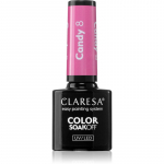 Claresa SoakOff UV/LED Color Candy Geelk&uuml;&uuml;nelakk varjund 8 5 g