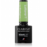 Claresa SoakOff UV/LED Color Lollipop Geelk&uuml;&uuml;nelakk varjund 8 5 g