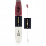 Dermacol 16H Lip Colour Kauap&uuml;siv huulepulk ja huulel&auml;ige varjund 12 Trouble Free 2x4 ml