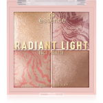 essence Radiant Light <i>highlighter</i>&rsquo;ite ja p&otilde;sepunade palett varjund Glow Icon 11 g