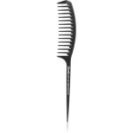 Janeke Carbon Fibre Fashion Comb with a long tail and wavy frame Kamm 21,5 x 3 cm 1 tk