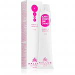 Kallos KJMN Professional Cream Hair Colour Keratin & Argan Oil Juuksev&auml;rv keratiini ja argaania&otilde;liga varjund 2.0 Very Dark Brown 100 ml