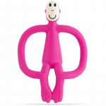 Matchstick Monkey Teething Toy and Gel Applicator n&auml;rimism&auml;nguasi kaks-&uuml;hes pintsliga Pink 1 tk