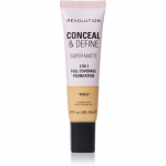 Revolution Conceal & Define Matistav jumestuskreem varjund F8.5NW 23 ml