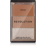 Revolution The Bronzer Icon P&auml;ikesepuudripalett highlighteriga (valgustpeegeldav toode, mis r&otilde;hutab nokontuure) varjund Divine Fair 1 tk