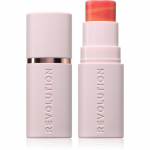 Revolution Skin Silk Blush Stick Kreemjas p&otilde;sepuna pulgakujuline varjund Sunkissed Apricot 4.5 g