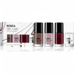 NOBEA Day-to-Day 4-Piece Gel-like Nail Polish set K&uuml;&uuml;nelakikomplekt Deliciously deep dream