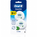 Oral-B Essential Floss Mint Vahatatud piparm&uuml;ndimaitseline hambaniit 2x50 m