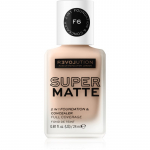 Revolution Relove Super Matte Foundation Kauap&uuml;siv matistav jumestuskreem varjund F6 24 ml