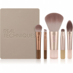 Real Techniques New Nudes On The Glow Mini Brush Kit Pintslikomplekt reisile 6 tk