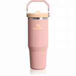 Stanley IceFlow&trade; Flip Straw 2.0 Tumbler roostevabast terasest termospudel Peach Rose 890 ml