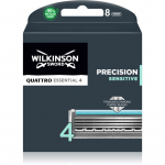 Wilkinson Sword Quattro Titanium Sensitive Varuharjapead 8 tk