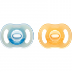 Tommee Tippee Ultra Light Night lutt 6-18m Orange/ Blue 2 tk