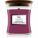Woodwick Wild Berry & Beets l&otilde;hnak&uuml;&uuml;nal puidust taht 275 g